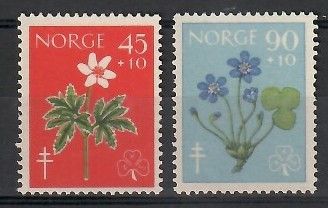 Znaczek Norwegia 1960
