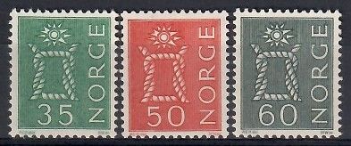 Znaczek Norwegia 1963
