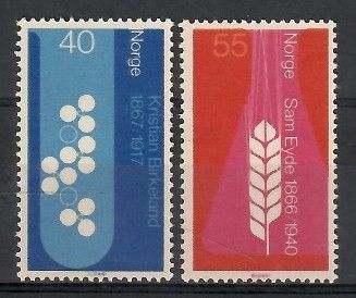 Znaczek Norwegia 1966