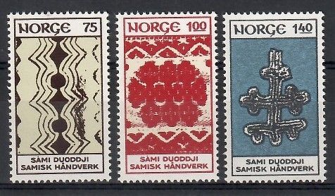 Znaczek Norwegia 1973