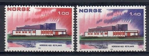 Znaczek Norwegia 1973