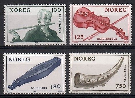 Znaczek Norwegia 1978
