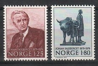 Znaczek Norwegia 1979