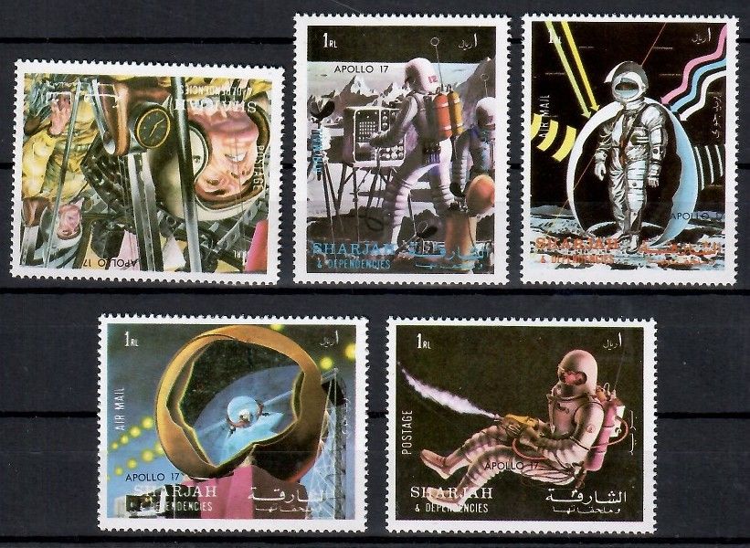 Znaczek Sharjah 1972