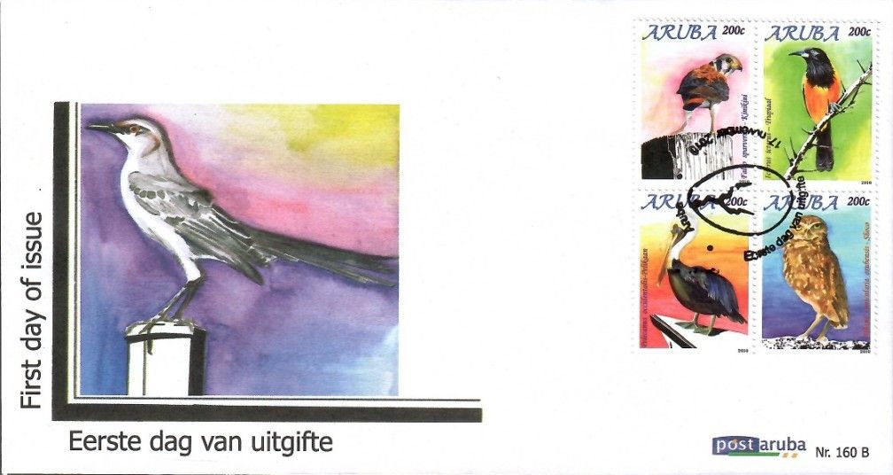Znaczek Aruba 2010 Mi 517-520 FDC