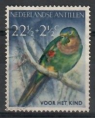 Znaczek Antyle Holenderskie 1958 Mi 67 Stemplowane