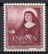 Znaczek Hiszpania 1952