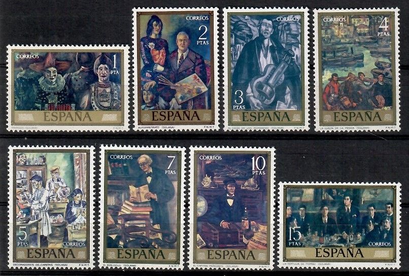 Znaczek Hiszpania 1972 Mi 1972-1979 Czyste **