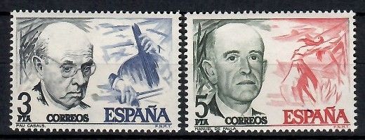 Znaczek Hiszpania 1976 Mi 2272-2273 Czyste **