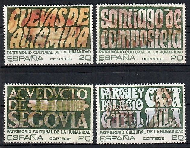 Znaczek Hiszpania 1989