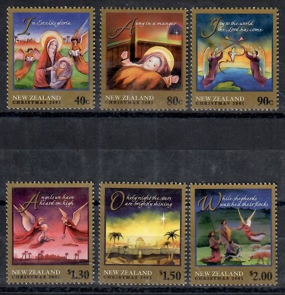Znaczek Nowa Zelandia 2001