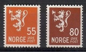 Znaczek Norwegia 1946