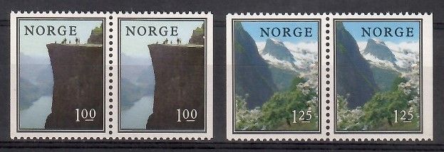 Znaczek Norwegia 1976