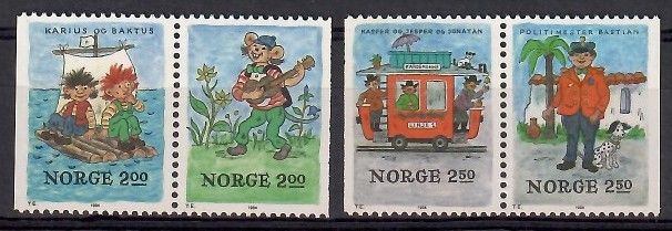Znaczek Norwegia 1984