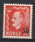 Znaczek Norwegia 1951