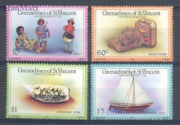 Znaczek Grenadines of St Vincent 1986 Mi 479-482 Czyste **