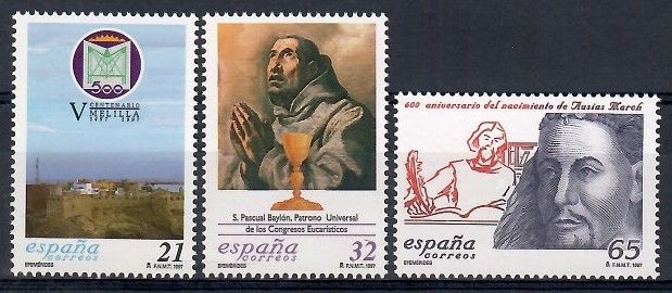 Znaczek Hiszpania 1997