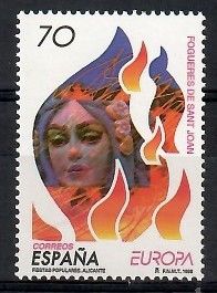 Znaczek Hiszpania 1998 Mi 3383 Czyste **