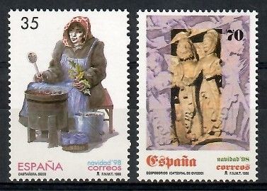 Znaczek Hiszpania 1998