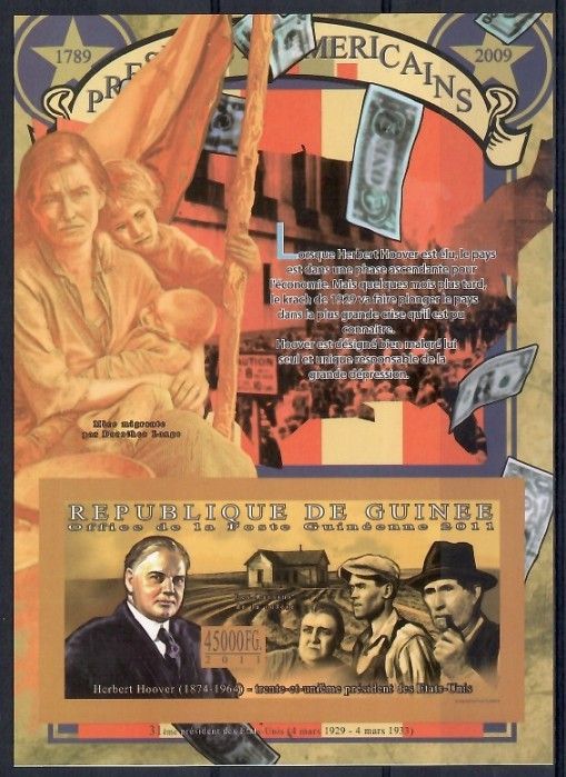 Znaczek Gwinea 2011 Mi bl 1928B Czyste **