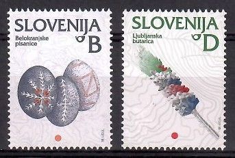 Znaczek Słowenia 2002 Mi 384-385 Czyste **