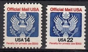 Znaczek USA 1985 Mi die 108-109 Czyste **