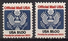 Znaczek USA 1983 Mi die104-105 Czyste **