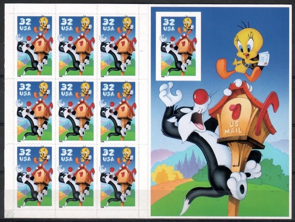 Znaczek USA 1998 Mi fol 45a Czyste **