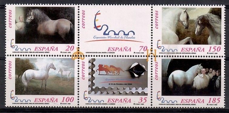 Znaczek Hiszpania 1999