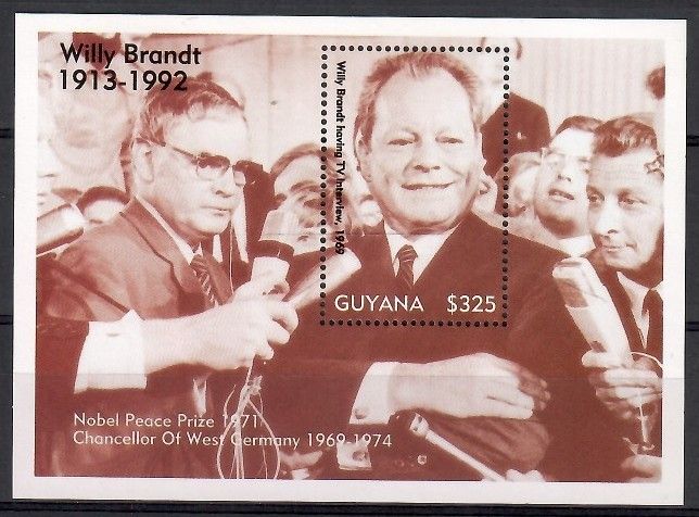Znaczek Gujana 1993 Mi bl 287 Czyste **
