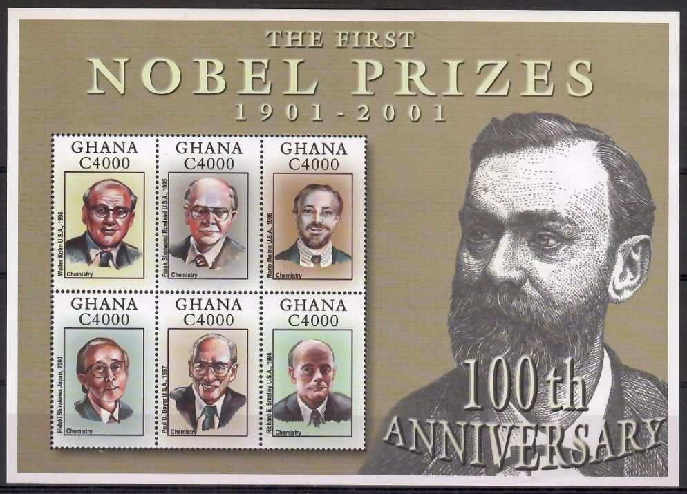 Znaczek Ghana 2002 Mi ark 3385-3390 Czyste **