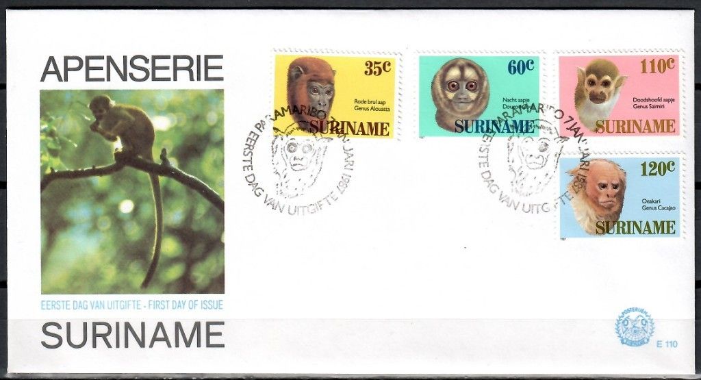 Znaczek Surinam 1987