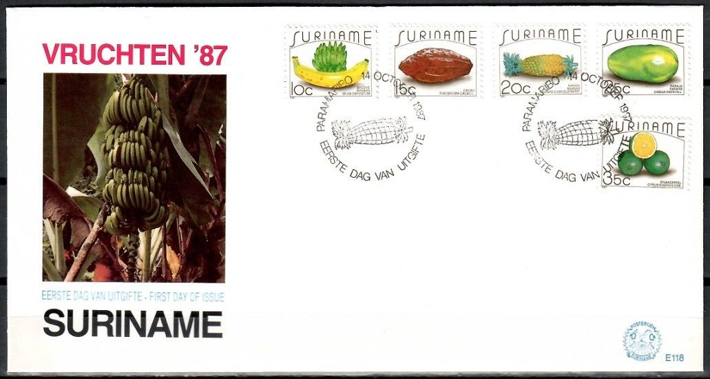 Znaczek Surinam 1987