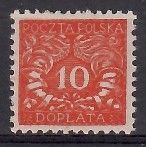 Znaczek Polska 1919 Mi por 25 Fi D26 Czyste **