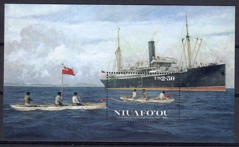 Znaczek Niuafo'ou 1986 Mi bl 4 Czyste **
