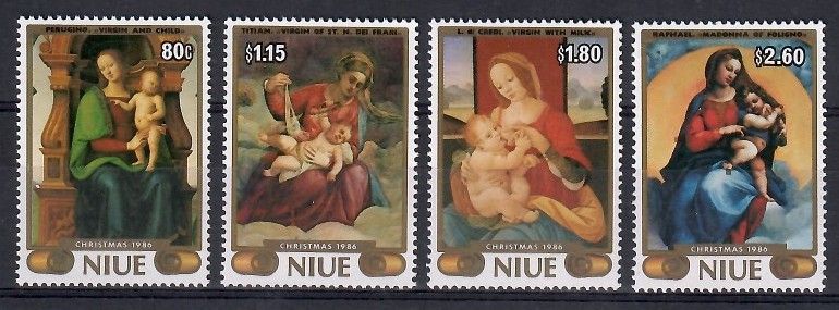Znaczek Niue 1986 Mi 681-684 Czyste **