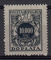 Znaczek Polska 1924 Mi por 54 Fi D54 Czyste **