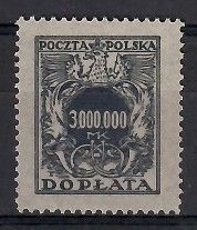 Znaczek Polska 1924 Mi por 64 Fi D64 Czyste **