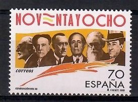 Znaczek Hiszpania 1998