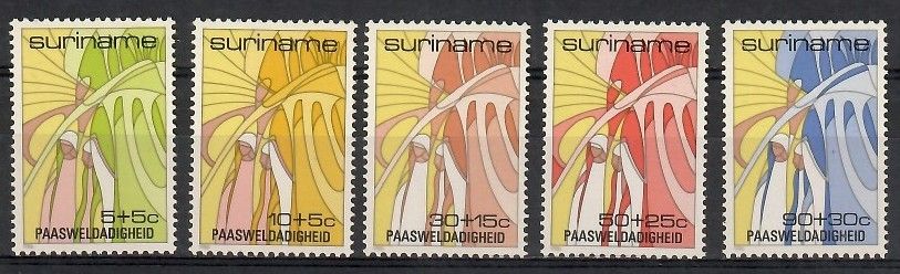 Znaczek Surinam 1986 Mi 1172-1176 Czyste **