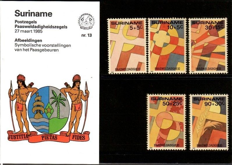 Znaczek Surinam 1985 Mi 1125-1129 Czyste **
