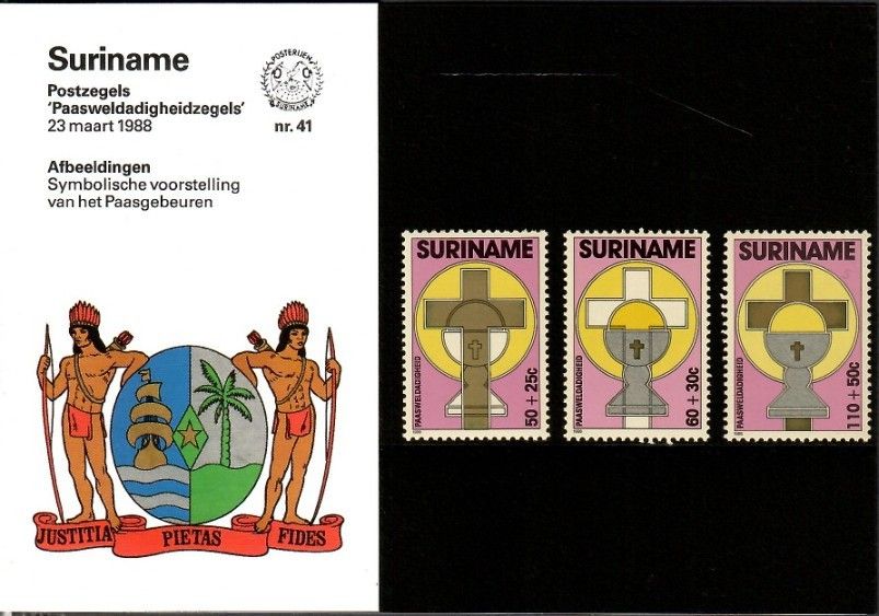 Znaczek Surinam 1988 Mi 1261-1263 Czyste **