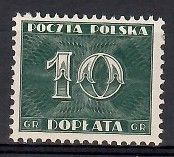 Znaczek Polska 1938 Mi por 93 Fi D93 Czyste **
