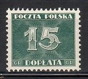 Znaczek Polska 1938 Mi por 94 Fi D94 Czyste **