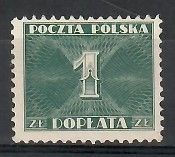 Znaczek Polska 1938 Mi por 99 Fi D99 Czyste **