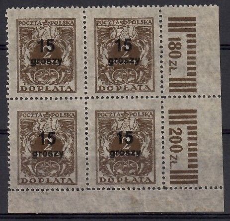 Znaczek Polska 1934 Mi por 85 Fi D82 Czyste **