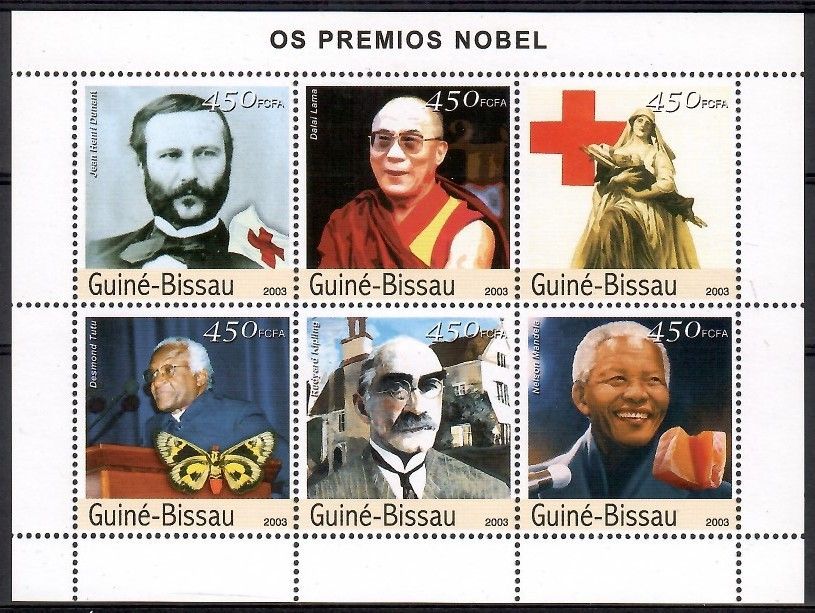 Znaczek Gwinea Bissau 2003 Mi ark 2174-2179 Czyste **