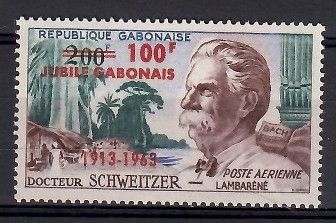 Znaczek Gabon 1963 Mi 182 Czyste **