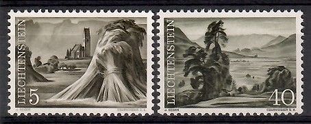 Znaczek Liechtenstein 1961