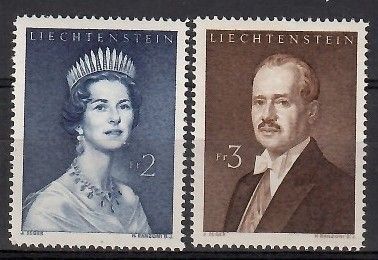 Znaczek Liechtenstein 1960